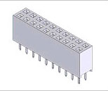 KF2-XXIXXX100S1XX - Female Header Pitch=2.54 Double Row Straight H=8.5 - Kendu Technology Co., Ltd.
