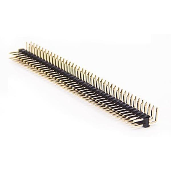 E14 - Pin Header Dual Row Single & Dual Body Right Angle DIP TYPE ( Dual Row: 1.27*1.27mm) - Unicorn Electronics Components Co., Ltd.