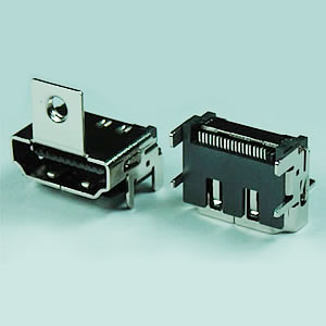 HDMI 19P SMT TYPE (WITH FLANGE)